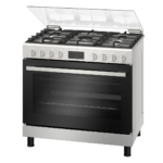 بوش - فرن غاز شبك ثقيل , قائم بذاته 90 ستانلس  اسود - HGW3ASQ59M