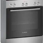 بوش - موقد كهربائي - 4 شعلات سيراميكية، 60×60 سم، ستانلس ستيل، سعة 66 لتر، سلسلة 2 - HKL060070M