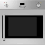 كلفنيتور - فرن بلت ان كهربا 60 سم 9 وظائف 61 لتر مزود بمروحة استيل باب جانبي (ايطالي) KRBO-E9TDTSOLT1661/X