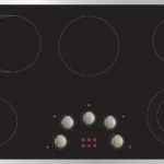 كلفنيتور - سطح بلت ان كهرباء 90 سم 5 عيون سيراميك تحكم مفاتيح امامي - KHC9K