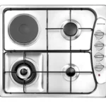 كلفنيتور - سطح بلت ان 3 عيون غاز + 1عين كهرباء حجر 60 سم استيل - KRBH-GALTESHPPO-164/X