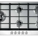 كلفنيتور - سطح بلت ان 5 عيون غاز 90 سم استيل (ايطالي)  KH-G90-5BTL-KFSC/S