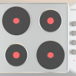 كيتشن برو - سطح 4 شعلات كهرباء حجر سريعة التسخين - الجهد الكهربائي:V 220 /240 - التردد الكهربائي:HZ 50/60 - قوة طاقة الجهاز:W6000 - نوع التحكم: يعمل بالمفاتيح. - KP603/EL