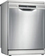 ⁦بوش - غسالة صحون قائمة بذاتها بعرض 60 سم -  عدد البرامج 6 -  نظام التجفيف مبادل حراري – سيلفر إينوكس مقاوم لبصمات الأصابع - SMS4HMI65M⁩ - الصورة ⁦2⁩