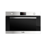 ⁦بيلا BELLA - بكج بلت ان - فرن كهربائي 90 سم 9 وظائف - ميكروويف مدمج 28 لتر ستيل - شفاط 90 سم حرف T قوة 1000م3 الساعة - سطح كهربائي سيراميك 90 سم بمفاتيح⁩ - الصورة ⁦2⁩