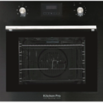 كيتشن برو - فرن كهرباء بلت ان اسود – 8 وظائف ديجتال - مروحة تبريد داخليه - مروحة توزيع الحرارة - إطار كامل على الباب من الاستلش استيل لحماية الزجاج - ايطالي - KP608B/EL