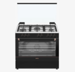 سيمفر - فرن فري ستاند اسود روز قولد 90*60 سم 5 عيون - SMF-F 9502SGWIL-SMF01