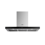 بيلا - شفاط جداري 90 سم حرف T قوة الشفط 1000 م3 ستانلس ستيل شاشه أسود - BHJ 22 90