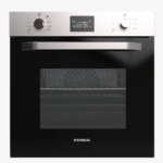 هيونداي - فرن كهربائي 9 وظايف ديجيتال أستيل بريميوم - باب الفرن مزود بطبقتين زجاج زجاج عاكس للحرارة مروحة تبريد داخلية مروحة توزيع حرارة صمام امان اضاءة داخلية - HY-TR9DSS