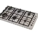 جنرال سوبريم بلت ان - سطح 6 عيون غاز 90 سم - الحديد- إشعال ذاتي - أمان كامل - فولاذ مقاوم للصدأ - استيل ايطالي - GSH906IGCM