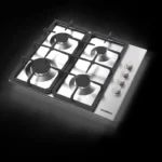 هيونداي - سطح 4 شعلات غاز (شعلة ثلاثيه) شبك من المعدن (ثقيل) خاصية الاشعال الذاتي صمام أمان كامل - مفاتيح للتحكم جانبية - H_GH614