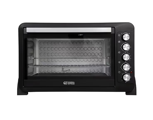 90w9klb9nad3p49qwmwudqEftZ02JGkSMBMZOHWK.webp جنرال سوبريم فرن كهربائي سعة 100 لتر، 5 مقابض تحكم، 2800 واط, GSEO100BQ - الصورة 1