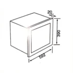 ⁦ماستر جاز - ميكرويف بلت ان 60 * 38 سم - السعة 31 لتر - 8 برامج بالقائمة - 5 مستويات للطاقة - شاشة عرض LED - اذابة بالوقت/بالوزن - برنامج الشواية - تشغيل سريع 30 ثانية - قفل للاطفال MGMIC34-G1⁩ - الصورة ⁦2⁩