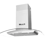 بولم - شفاط زجاجي مائل 90 سم قوة 1200م3/الساعة - تحكم بازرار - تكنولوجيا إيطالية - ARCO90-1200