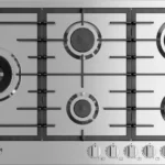 بولم - سطح بلت ان 5 شعلات غاز منها شعلة مزدوجة جانبية صناعة ايطالية 90 سم - BULM95-565L