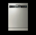 ⁦كيتشن برو - غسالة صحون عدد البرامج 6 برامج - عدد الاماكن 15 مكان - عدد الرفوف 3 رفوف - فتح باب الغسالة آتوماتك بعد الانتهاء من دورة الغسيل - ميزة قفل الأطفال - ميزة ضجيج منخفض - برنامج التنظيف الذاتي - W15D3A401K-FB0⁩ - الصورة ⁦2⁩