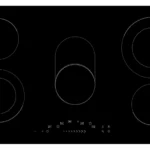 بولم - سطح بلت ان 5 شعلات كهرباء سيراميك منها 3 مناطق مزدوجة أسود تحكم لمس تكنولوجيا ايطالية 90 سم - EVC905T