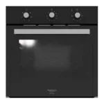 كيتشن لاين - فرن كهرباء 6 وظائف 60سم (مع مروحة) - كريستال أسود بدون فريم - القدرة بالوات 2400 وات - FE6V063AGN.000