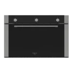 كيتشن لاين - فرن كهرباء 6 وظائف 90سم (مع مروحة) - كريستال أسود مع فريم استيل جانبي - القدرة بالوات 3400 وات - FE9V063AGD.V00