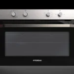 هيونداي بريميوم - فرن غاز بلت ان 90*60 سم - تحكم مستقل للشوايه العلويه والسفليه مع امكانية تشغيلهم معا - مروحه داخلية لتوزيع الحرارة والاذابة + مروحه تبريد الفرن - صمام امان كامل - اضاءة داخلية - 2شوايه دجاج - HY-TOG90S