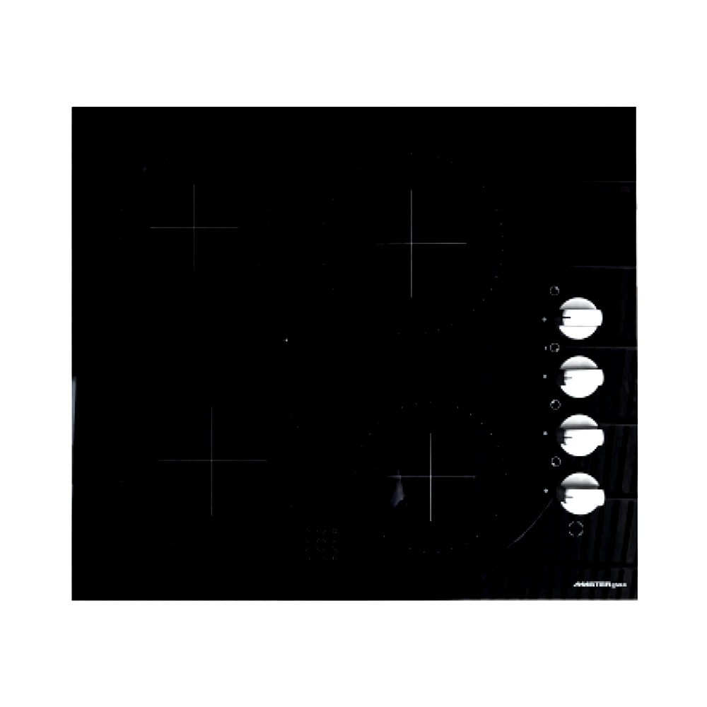 H64EFP سطح كهرباء بلت ان MASTERgas ماستر جاز – 4 عين سيراميك - أمان كامل - لمبة تحذير المكان الساخن – 60 سم – بولندي H64efp - الصورة 1