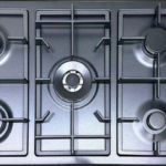 كيتشن نت - سطح غاز 5 شعلات – 90 سم - أستاليس استيل أسود - صمام أمان - إشعال ذاتي – إيطالي - MP2201018