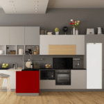 بكج أجهزة مطبخ بلت ان من البا - ( سطح  + مايكرويف  + فرن  + ثلاجة بلت ان كامل )