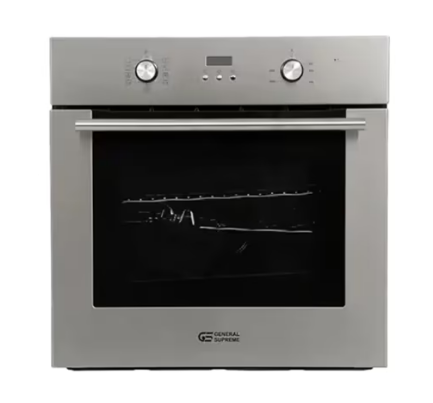 KRc9uzRVt5u8nH4uaug9tV8uTRSI3Bs6ChFHTgsZ.webp جنرال سوبريم بلت ان - فرن كهرباء مدمج - 60 سم - 9 وظائف - 70 لتر - ديجيتال استيل - رفوف جانبية من الكروم - فولاذ مقاوم للصدأ - سهل التنظيف تجويف المينا باللون الاسود - GS60OEX - الصورة 1