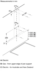 ⁦بوش - شفاط حرف تي سلسلة 2 - 90 سم – ستانلس ستيل – DWB94BC51B⁩ - الصورة ⁦9⁩
