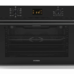 هيونداي - فرن كهربائي 90 * 60 سم ديجيتال سلفر- 9 وظائف تذويب الاطعمة المجمده - تايمر ضبط وقت الطبخ - باب الفرن مزود بثلاث طبقات زجاج - 1 مروحة تبريد داخلية + 2 مروحة توزيع حرارة - اشعال ذاتي - HY-A9SGF3B