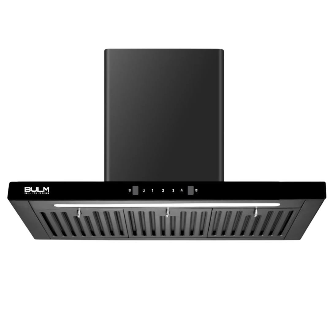 MOTION90-BLACK بولم شفاط حرف تي أسود 90 سم 1000م3/س تحكم بالمس - MOTION90-BLACK - الصورة 1