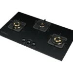 روبام ROBAM - سطح غاز روبام زجاج اسود مقاوم للكسر ب 3 شعلات نحاس مقاس 90 سم موديل B320