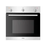 فرن MASTERgas ماستر جاز - بلت ان 60 سم - 4 وظائف كهرباء - 3 مفاتيح للتحكم - سيخ شواية - 65 لتر - O66E4MX