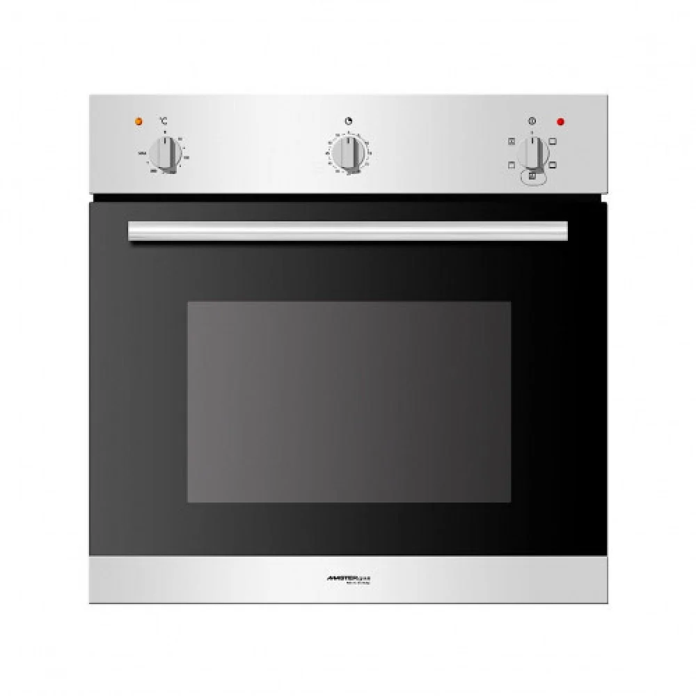 O66E4MX فرن MASTERgas ماستر جاز - بلت ان 60 سم - 4 وظائف كهرباء - 3 مفاتيح للتحكم - سيخ شواية - 65 لتر - O66E4MX - الصورة 1