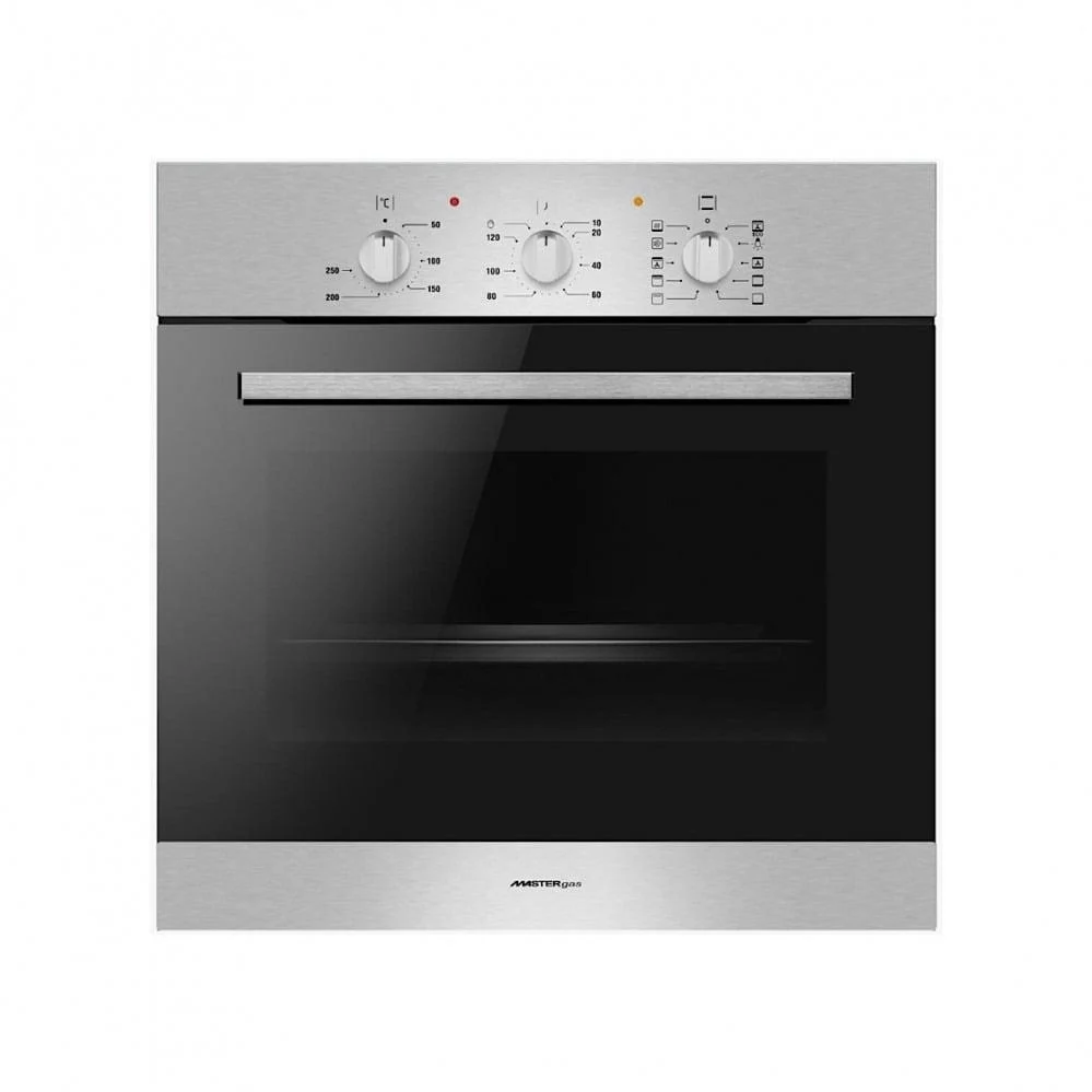 O66E9MP فرن MASTERgas ماستر جاز - بلت ان 60 سم - 9 وظيفة كهرباء - تحكم بالمفاتيح - مروحة توزيع - مروحة تبريد - سيخ شواية - بولندي - O66E9MP - الصورة 1