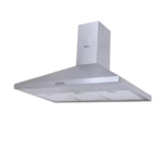 جنرال سوبريم - شفاط مدمج جداري هرمي - مع مدخنة 90 سم - معدل الشفط 1000 م 3 / ساعة , 3 سرعات للمروحة ,ستانلس ستيل - GSCH90FS