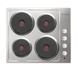 سطح بومبي POMPE ايطالي - كهرباء 60 سم 4 عین اشعال سریع - أمان الكتروني - مفاتیح جانبیة -7000 واط صنع في ایطاليا - P60E