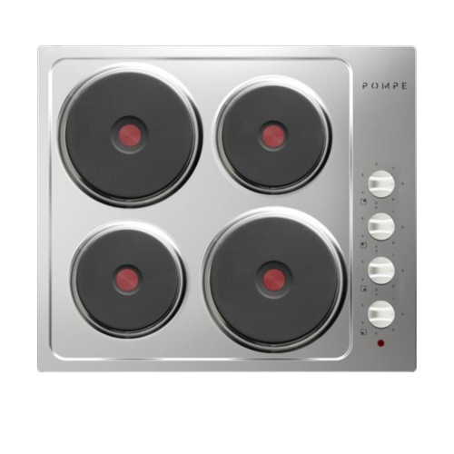 P60E سطح بومبي POMPE ايطالي - كهرباء 60 سم 4 عین اشعال سریع - أمان الكتروني - مفاتیح جانبیة -7000 واط صنع في ایطاليا - P60E - الصورة 1