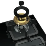 ⁦روبام ROBAM - سطح غاز روبام زجاج اسود مقاوم للكسر ب 3 شعلات نحاس مقاس 90 سم موديل B320⁩ - الصورة ⁦4⁩