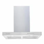 بومبي - شفاط قوة شفط 1200 - حرف تي 60 سم - •إضاءة لون ابيض •عدد 2 فلتر كربون •عدد 2 فلتر ألمنيوم •4 طبقات مغطى ستانليس ستيل - PHT60