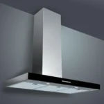 كيتشن لاين – شفاط جداري شكل حرف تي 90 سم – تدفق هواء: 650 م³/ساعة – ضوضاء: 44–62 ديسبل – إضاءة LED – تحكم باللمس – ULISSE-90-650