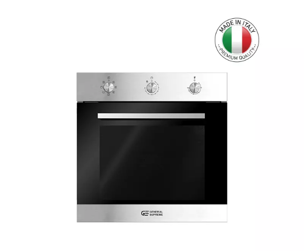W1PgxZB1hozCcYaGVubNXQCbjiu8Xh0SGuR5ORAd.webp جنرال سوبريم بلت ان - فرن كهرباء مدمج - 60سم 64 لتر, - 7 وظائف - ستانلس ستيل - تجويف المينا باللون الأسود - رفوف جانبية من الكروم - فولاذ مقاوم للصدأ - ايطالي - GSO607IEMM - الصورة 1