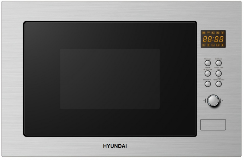 WeYSyKi40NE5OG99NtfZE19Iz00w5mdFal8crIOE.webp ميكرويف هيونداي HYUNDAI بلت ان 30 لتر 8برامج طهي - استانلس استيل فولاذ مقاوم للصدا استانلس استيل من الداخل زر كبس لفتح الباب - ساعة ديجتال شواية - HY-BIMW30GSM - الصورة 1