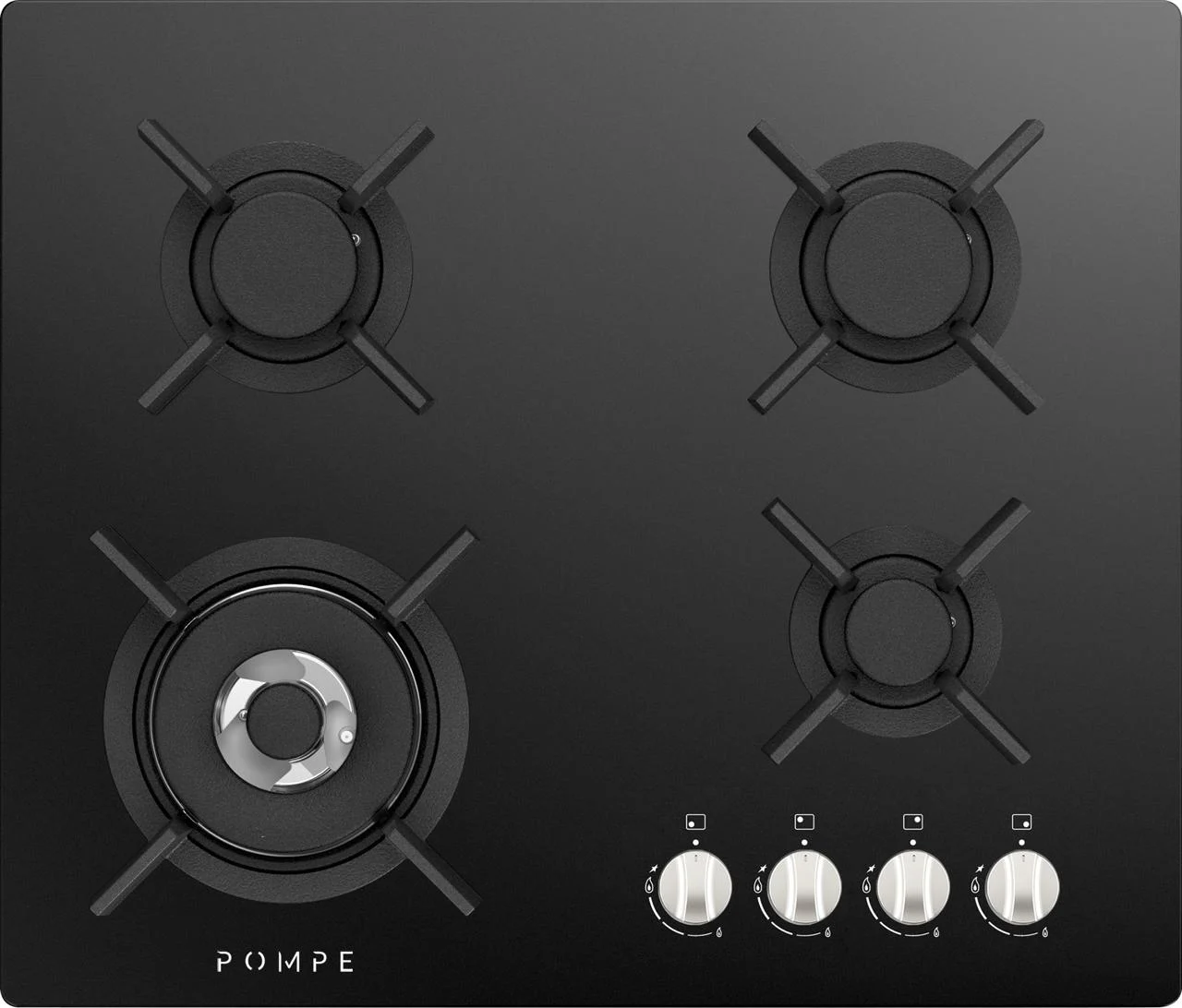 WyKhm3qJaSunSkdrWgwVBZj8oHSyaVlAoUFkLSFg.webp بومبي - سطح غاز 60 سم زجاج أسود 4 شعلة شبك ثقیل منفصل - شعلة ثلاثیة - اشعال ذاتي كھربائي صمام أمان - مفاتیح أمامیة صنع في ایطالیا - P60GG - الصورة 1
