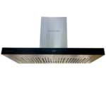 كيتشن برو - شفاط مسطح (حرفT) قوة الشفط 1000 - ( مقاس 90 سم - عدد السرعات 3 - عدد اللمبات 2 - نوع اللمبة ليد ابيض - عدد الفلاتر الاستيل 3 - عدد 1 رقبة - صفاية للزيوت - يعمل باللمس - AAS-9307