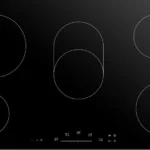 كيتشن نت - سطح 5 شعلات كهرباء سيراميك – 90 سم - 9 مستويات للتحكم بدرجة الحرارة - 2 عين دبل + عين دبل كبيرة - MP2201017