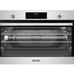 جنرال سوبريم بلت ان - فرن غاز 90 سم, استيل, سعة 110 ليتر, امان كامل الباب زجاج ثلاثي الطبقات - فولاذ مقاوم للصدأ - سهل التنظيف تجويف المينا باللون الأسود , تركيا - GS90OGSD