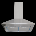 كيتشن برو - شفاط هرمي 60 سم - عدد السرعات 3 - عدد اللمبات 2 - نوع اللمبات ليد اصفر - عدد الفلاتر الألومنيوم 2 - عدد الفلاتر الكربون 2 - 26/593/60/800