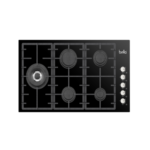 بيلا - سطح 90 سم زجاج اسود عين كبيره جانبيه 5 عيون غاز هيفي ديوتي - B90 GB 50H