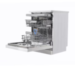 ⁦غسالة صحون جنرال سوبريم، 8 برامج، 15 مكان، 3 رفوف أبيض - GSDW1538WVT⁩ - الصورة ⁦2⁩